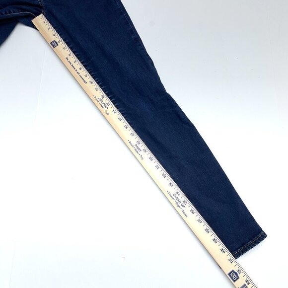 Gap 1969 Women's Jeans True Skinny Dark Wash size 8L length 31" - Picture 5 of 8